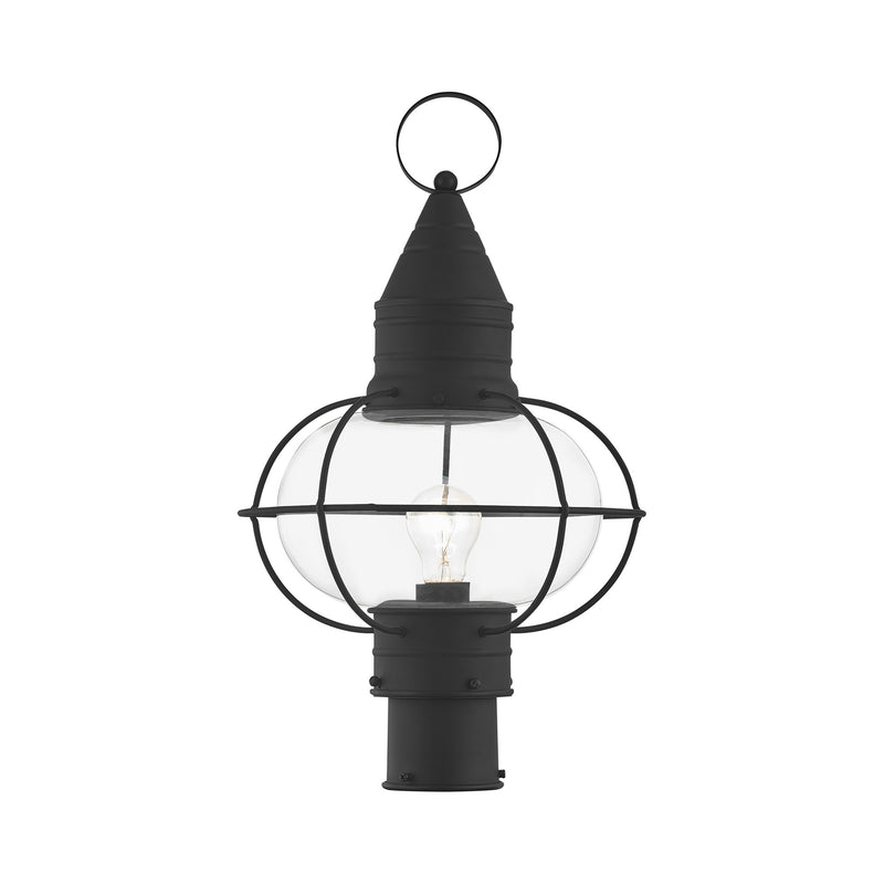 Newburyport Large Outdoor Post Light in Black