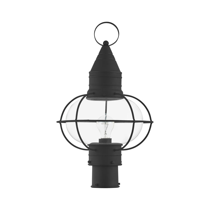 Newburyport Large Outdoor Post Light in Black