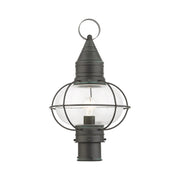 Newburyport Large Outdoor Post Light in Charcoal