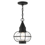 Newburyport Medium Outdoor Pendant Lantern in Black