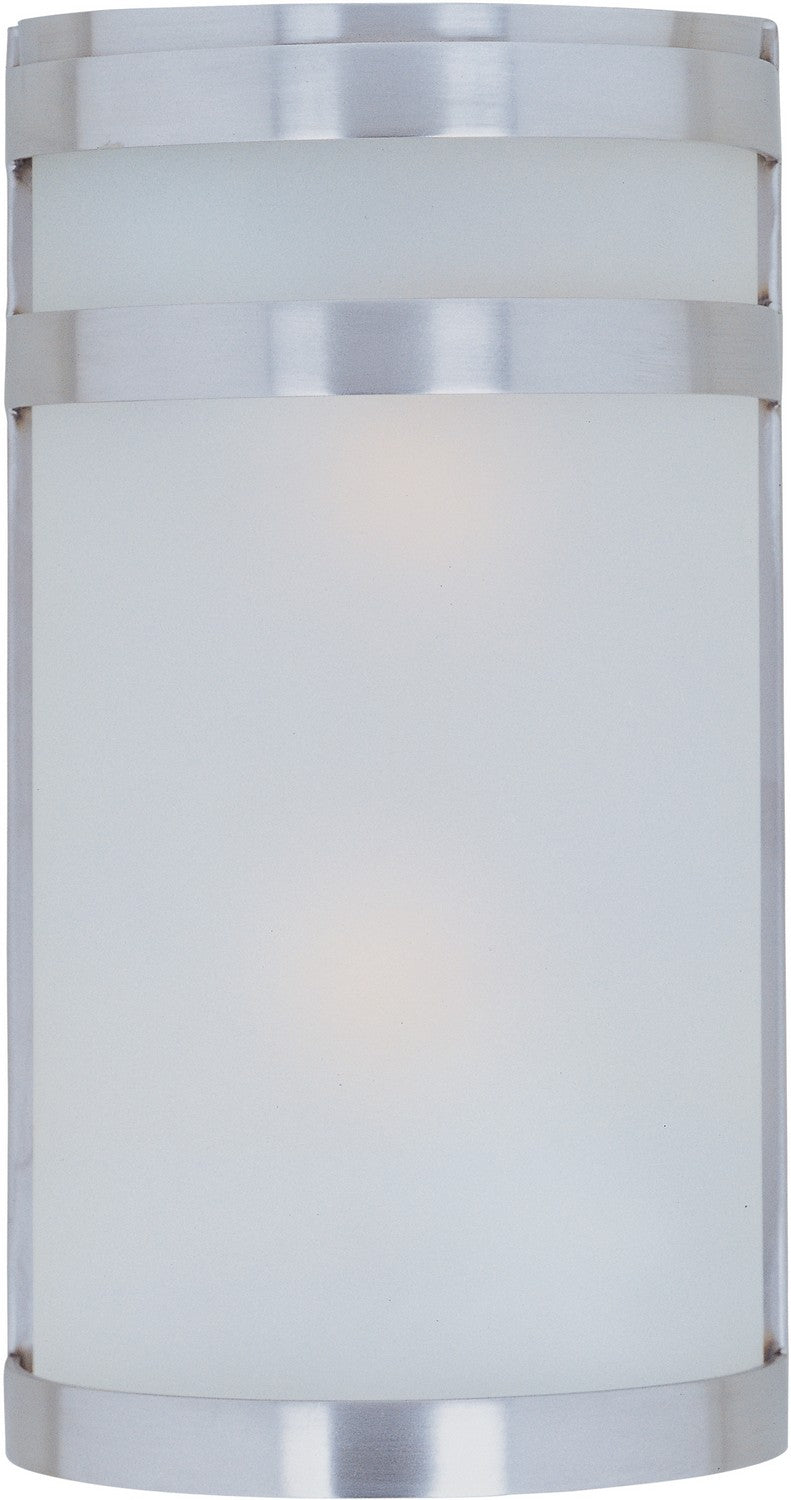 Arc 2-Light Outdoor Wall Lantern in Stainless Steel - Lamps Expo