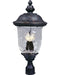 Carriage House VX Three Light Outdoor Pole/Post Lantern in Oriental Bronze