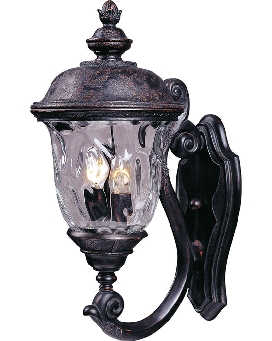 Carriage House VX Two Light Outdoor Wall Lantern in Oriental Bronze