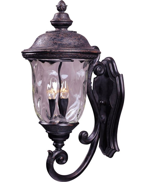 Carriage House VX Three Light Outdoor Wall Lantern in Oriental Bronze