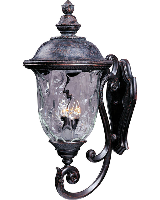 Carriage House VX Three Light Outdoor Wall Lantern in Oriental Bronze