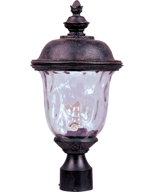 Carriage House VX One Light Outdoor Pole/Post Lantern in Oriental Bronze