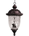 Carriage House VX Three Light Outdoor Hanging Lantern in Oriental Bronze