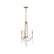 Barcelona 3-Light 17" Chandelier in Brass Kisser