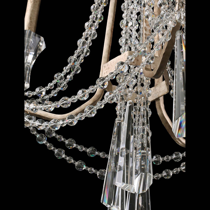 Barcelona 3-Light 17" Chandelier in Transcend Silver