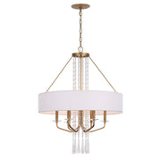 Barcelona 6-Light 28" Pendant in Brass Kisser