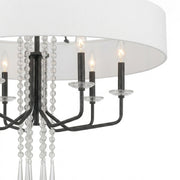 Barcelona 6-Light 28" Pendant in Onyx