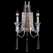 Barcelona 2-Light 17" Wall Sconce in Transcend Silver