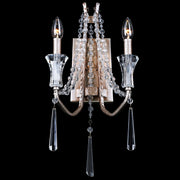 Barcelona 2-Light 17" Wall Sconce in Transcend Silver