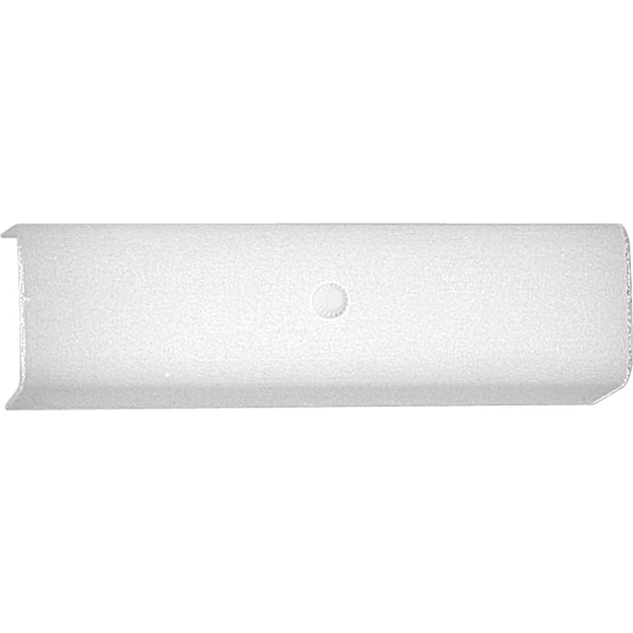 Channel Bath Two Light Bath Bracket in White