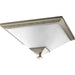 Clifton Heights Two Light Close-to-Ceiling in Brushed Nickel