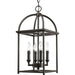 Piedmont 4-Light Foyer Lantern in Antique Bronze