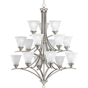 Trinity 15-Light Chandelier in Brushed Nickel