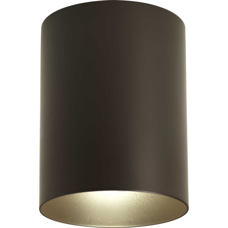 Cylinder 5" Outdoor Ceiling Light in Antique Bronze