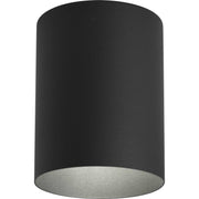 Cylinder 5" Outdoor Ceiling Light in Black