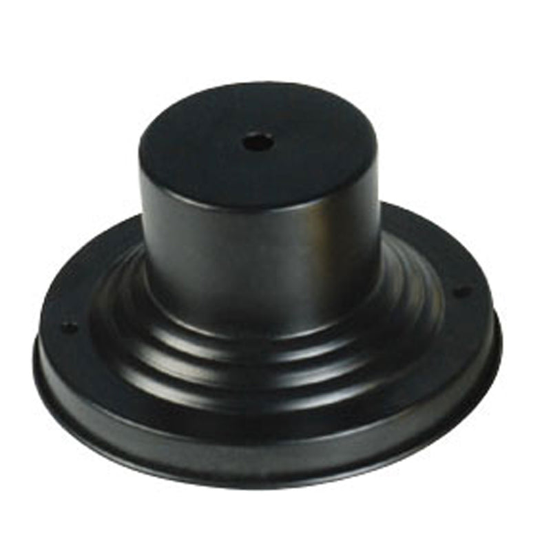 Outdoor Pier Mount Adaptors in Black