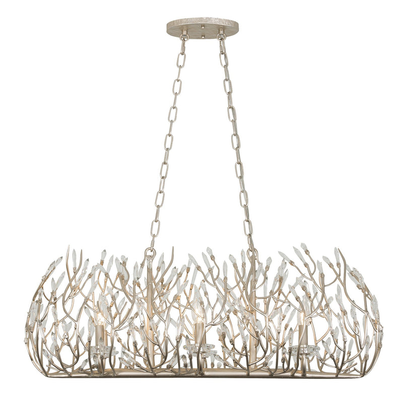Bask 6-Light 36" Linear Chandelier in Gold Dust