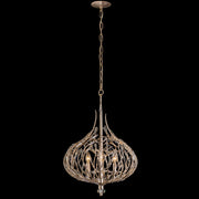 Bask 3-Light 18" Chandelier in Gold Dust