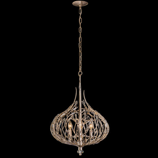Bask 3-Light 18" Chandelier in Gold Dust