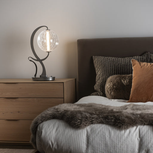 Pression LED 25" Table Lamp in Vintage Platinum