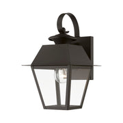 Wentworth Small Outdoor Wall Lantern in Bronze