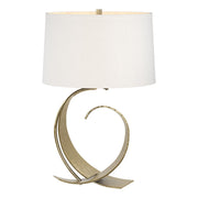 Fullered Impressions 22.1" Table Lamp in Modern Brass