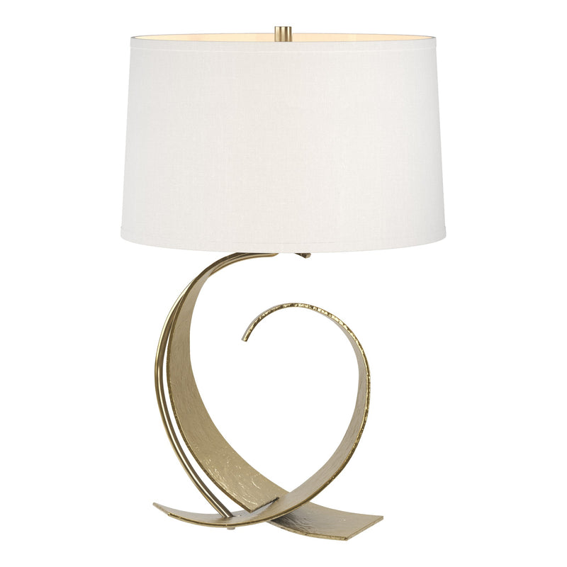Fullered Impressions 22.1" Table Lamp in Modern Brass