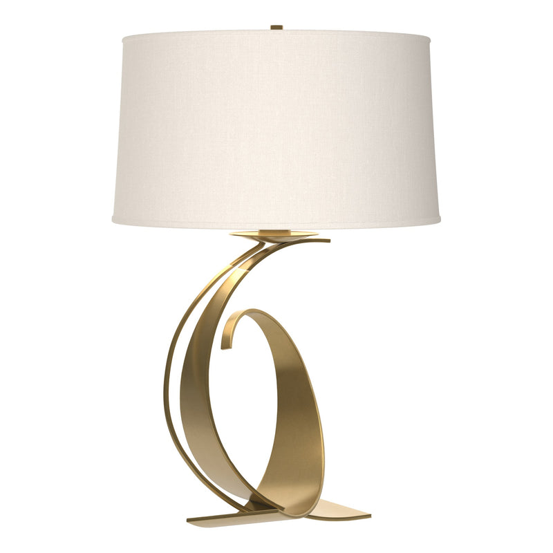 Fullered Impressions 29" Table Lamp in Modern Brass