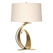 Fullered Impressions 29" Table Lamp in Modern Brass