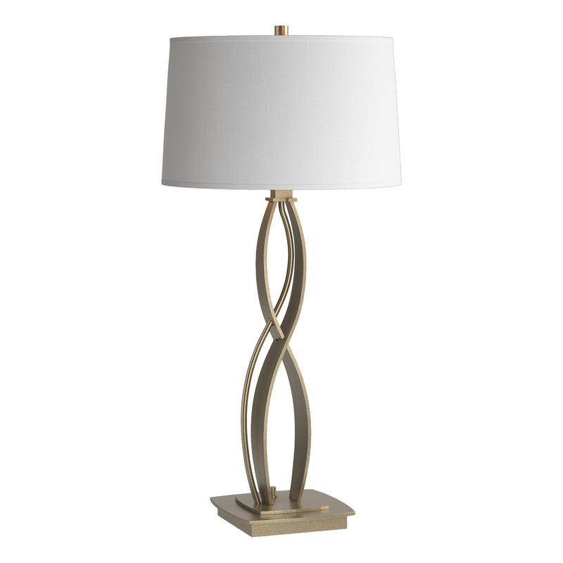 Almost Infinity 27" Table Lamp in Soft Gold
