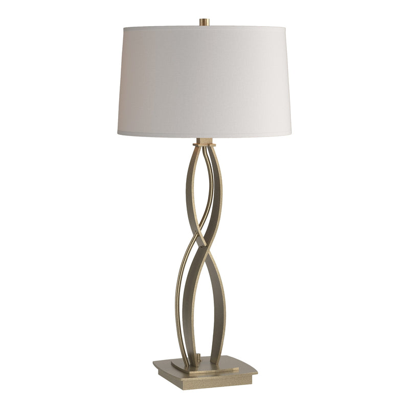 Almost Infinity 27" Table Lamp in Soft Gold