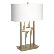 Antasia 24.7" Oval Shade Table Lamp in Soft Gold