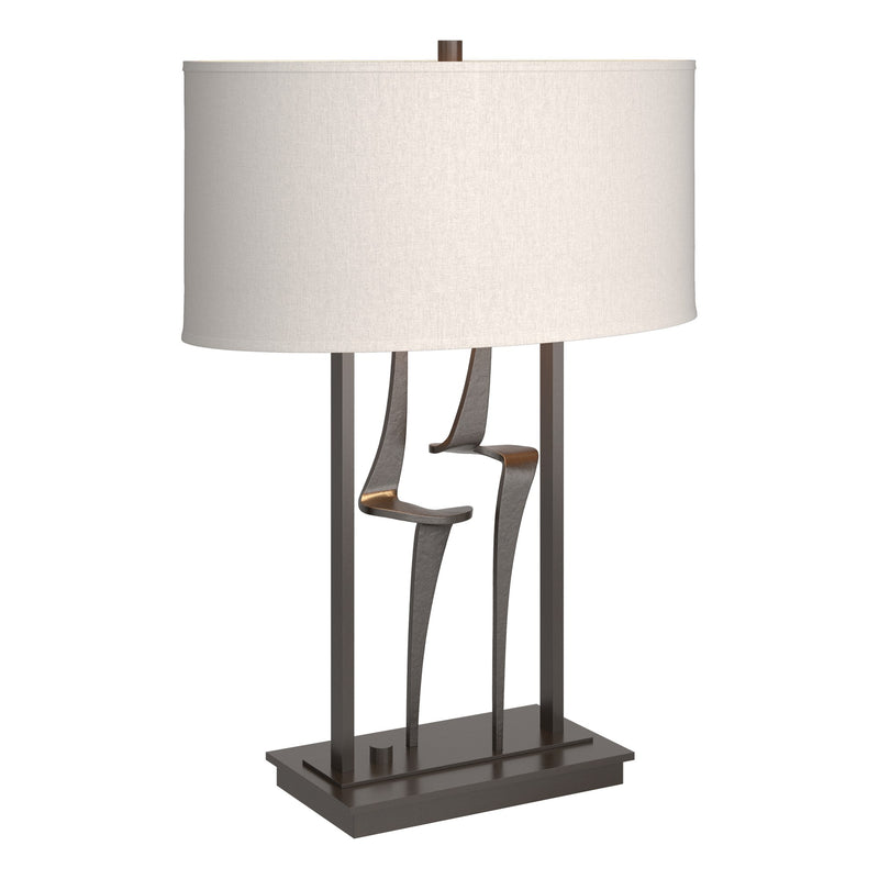 Antasia 24.7" Oval Shade Table Lamp in Oil Rubbed Bronze