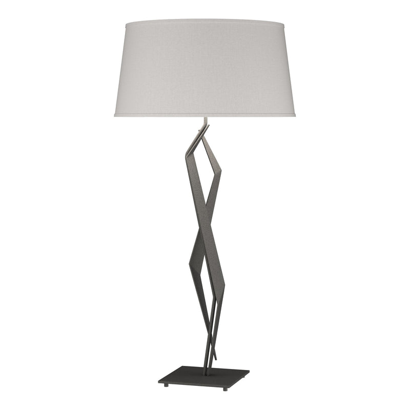 Facet 34" Table Lamp in Natural Iron
