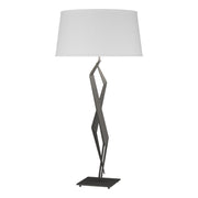 Facet 34" Table Lamp in Natural Iron