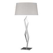 Facet 34" Table Lamp in Vintage Platinum