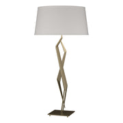 Facet 34" Table Lamp in Soft Gold