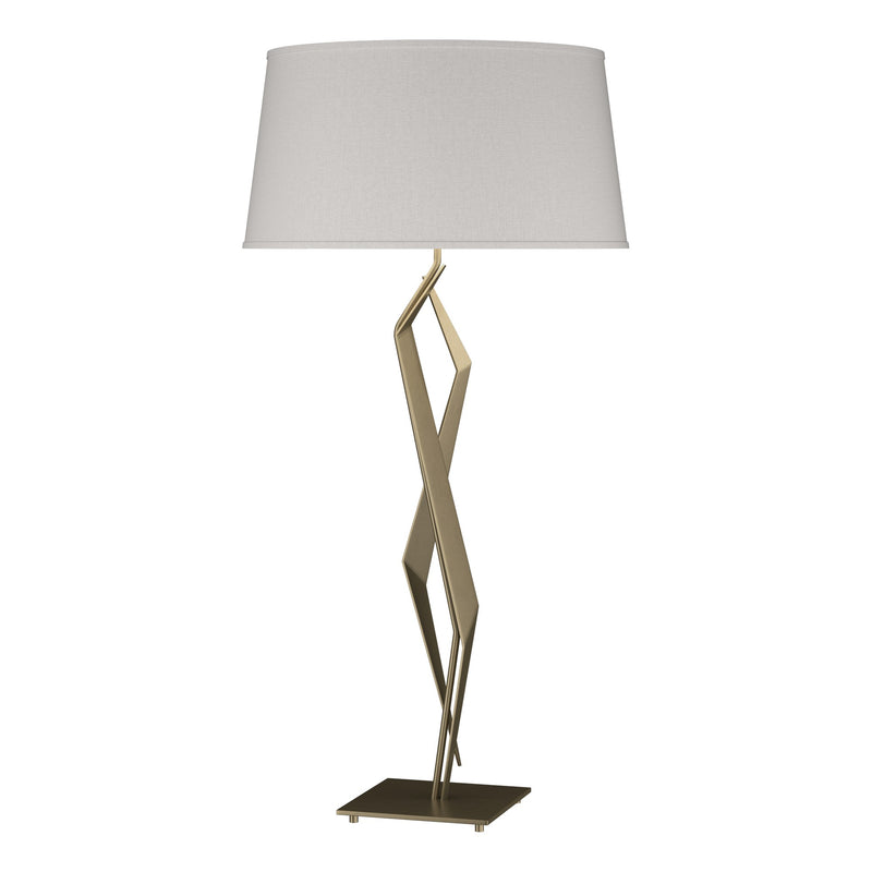 Facet 34" Table Lamp in Soft Gold