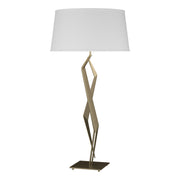 Facet 34" Table Lamp in Soft Gold