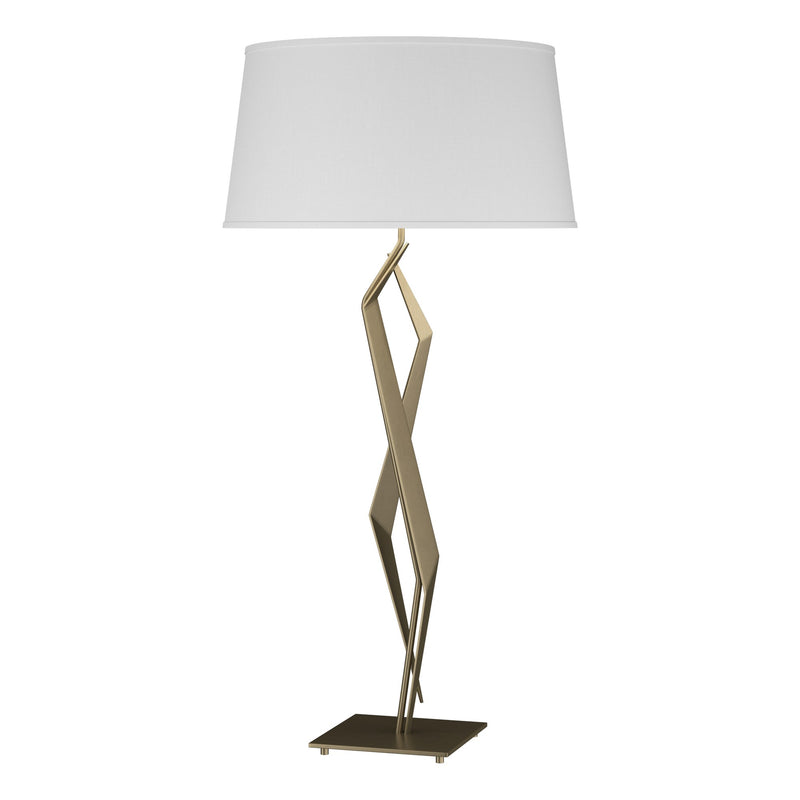 Facet 34" Table Lamp in Soft Gold