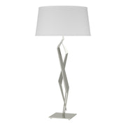 Facet 34" Table Lamp in Sterling