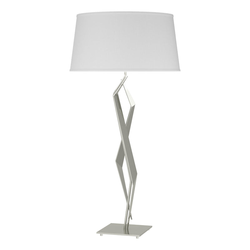 Facet 34" Table Lamp in Sterling