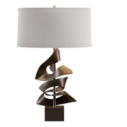 Gallery Twofold 24.7" Table Lamp in Bronze