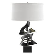 Gallery Twofold 24.7" Table Lamp in Black