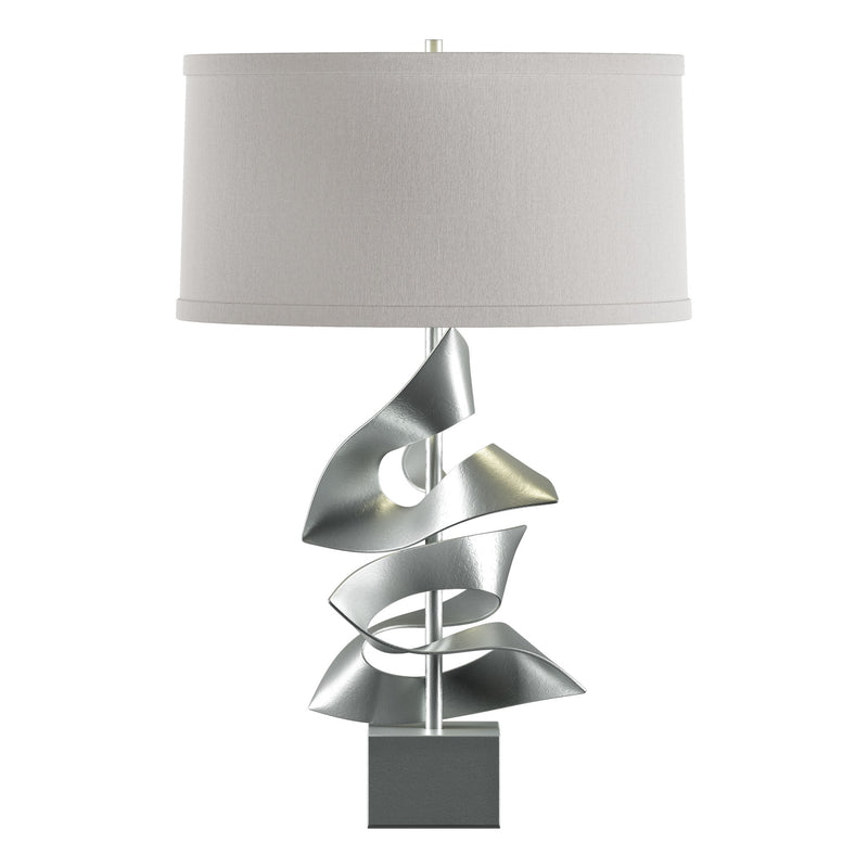 Gallery Twofold 24.7" Table Lamp in Vintage Platinum