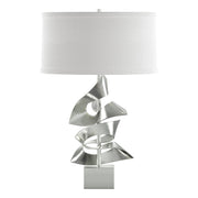 Gallery Twofold 24.7" Table Lamp in Sterling